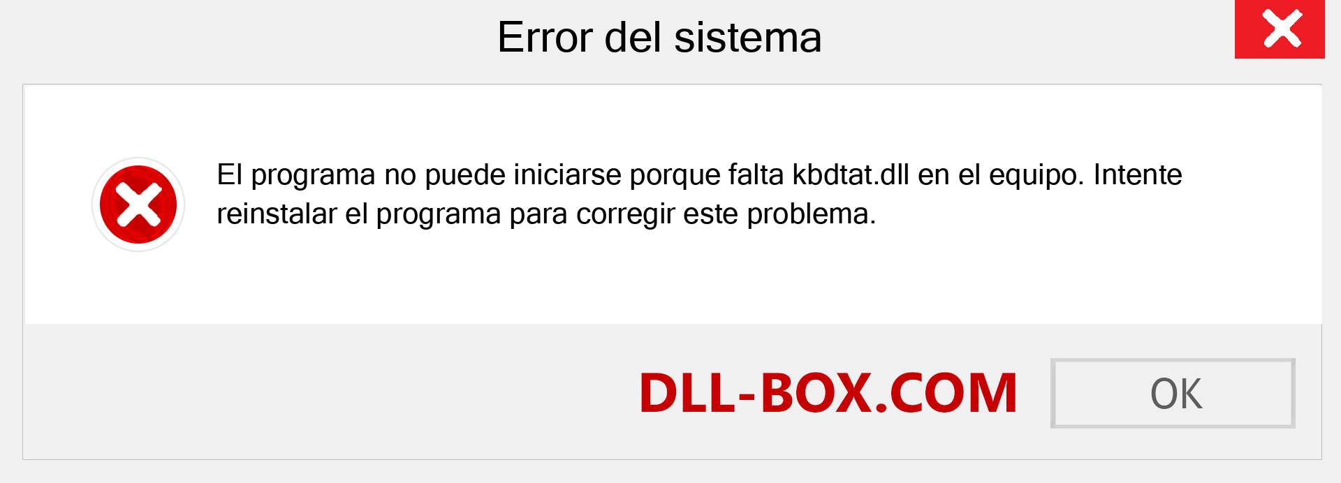 ¿Falta el archivo kbdtat.dll ?. Descargar para Windows 7, 8, 10 - Corregir kbdtat dll Missing Error en Windows, fotos, imágenes