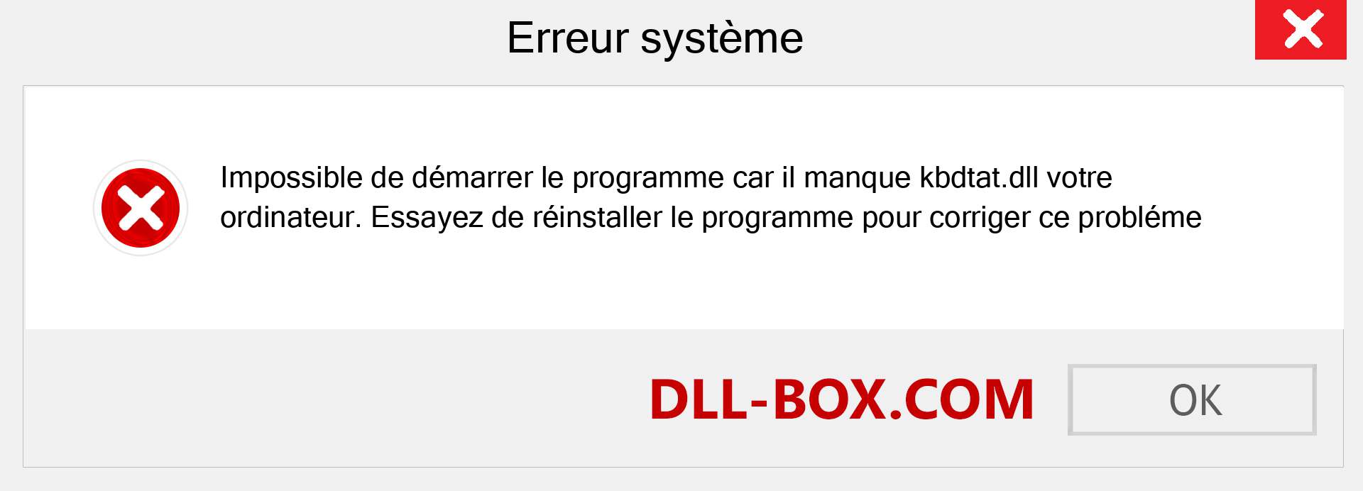 Le fichier kbdtat.dll est manquant ?. Télécharger pour Windows 7, 8, 10 - Correction de l'erreur manquante kbdtat dll sur Windows, photos, images